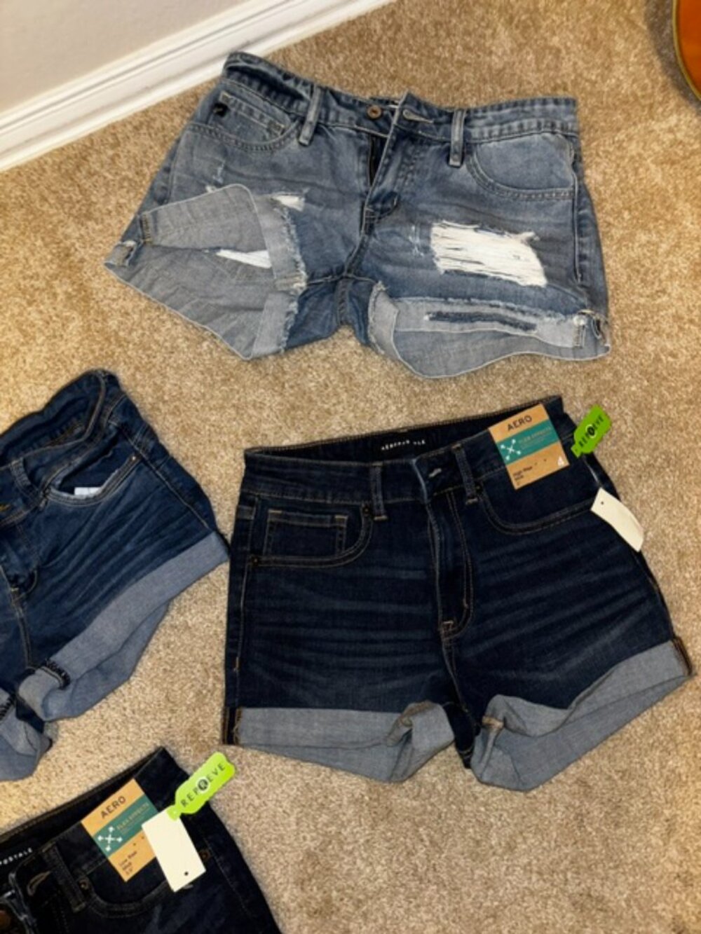 Six pairs of denim shorts - Bundle - Picture 2 of 4